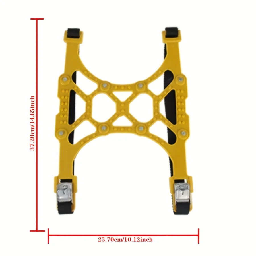 Car Tire Chains Mud Snow Chains Anti-Skid Double Buckle Thickened TPU Wheel Strapped Emergency Tools for Motorcycle Accessories