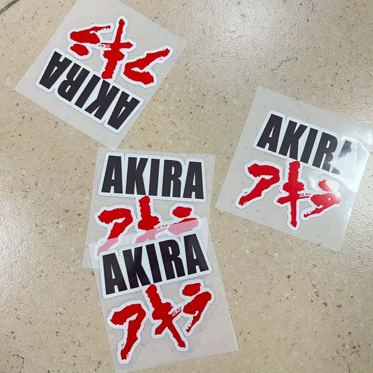 

4PCS/SET Fun "Akira" Anime Stickers, Great for Notebook Pages, Anime Merch, Water Bottles & Car Interiors
