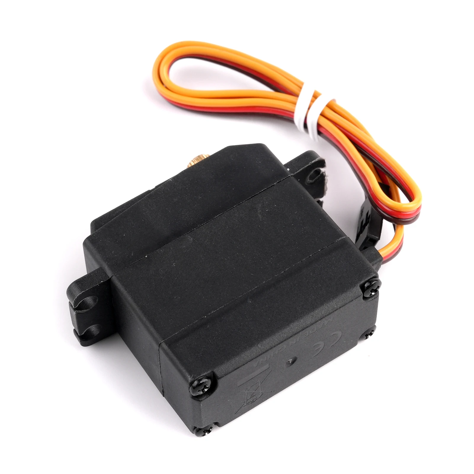 Servo digitale RC da 7,4 V 15 kg 1/275 ingranaggi 0,14 sec/17 kg Servomotore ad alta velocità/carico per barca robot per auto intelligente Nero