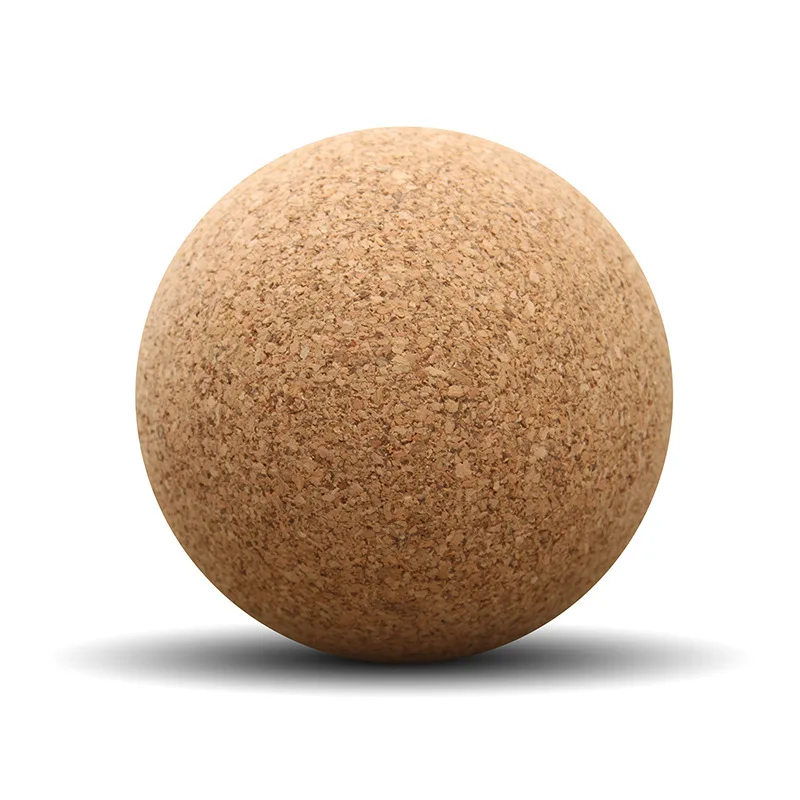

High Density Cork Yoga Ball 80mm Massage Ball Fascia No Chip Yoga