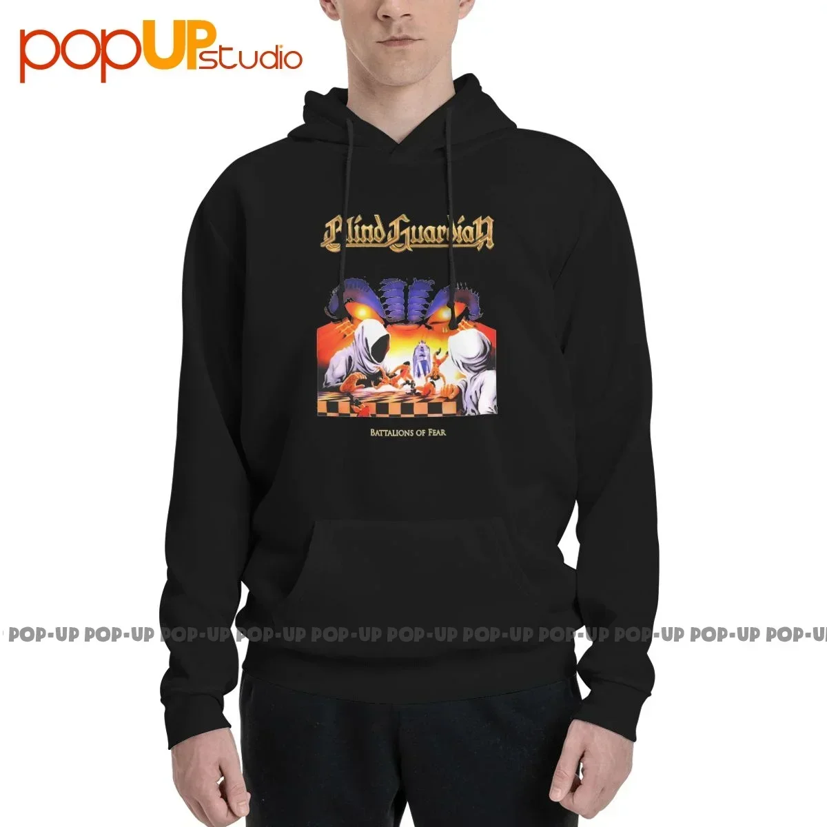 Blind Guardian Battalions Of Fear Hoodie Sweatshirts Hoodies Cool Trendy Harajuku High Quality