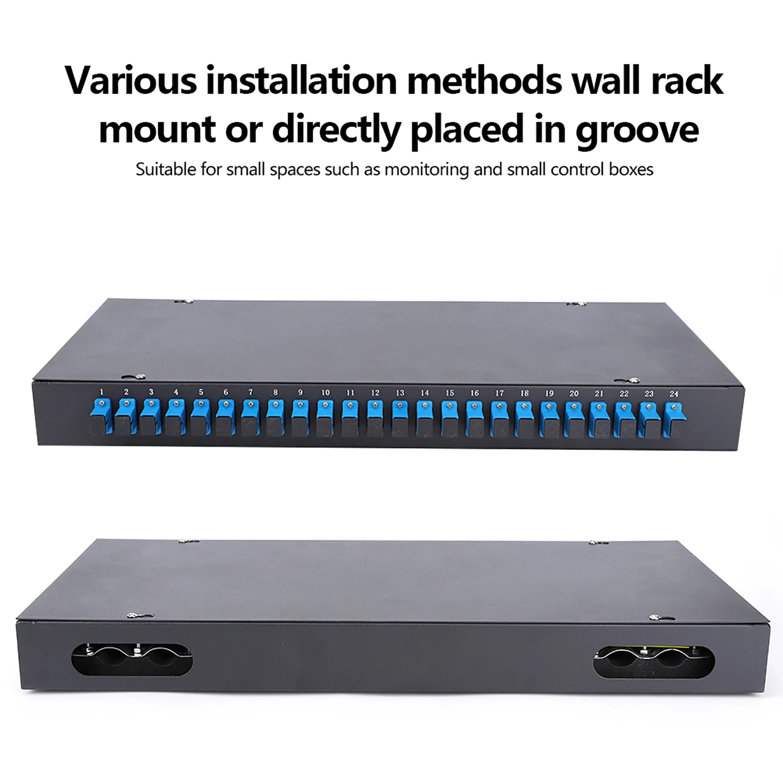 24 Port Optic Terminal Fiber Optic Box Optical Fiber Terminal Box 24  24 Port Fiber Patch Panel SC Connector Patch Panel Box