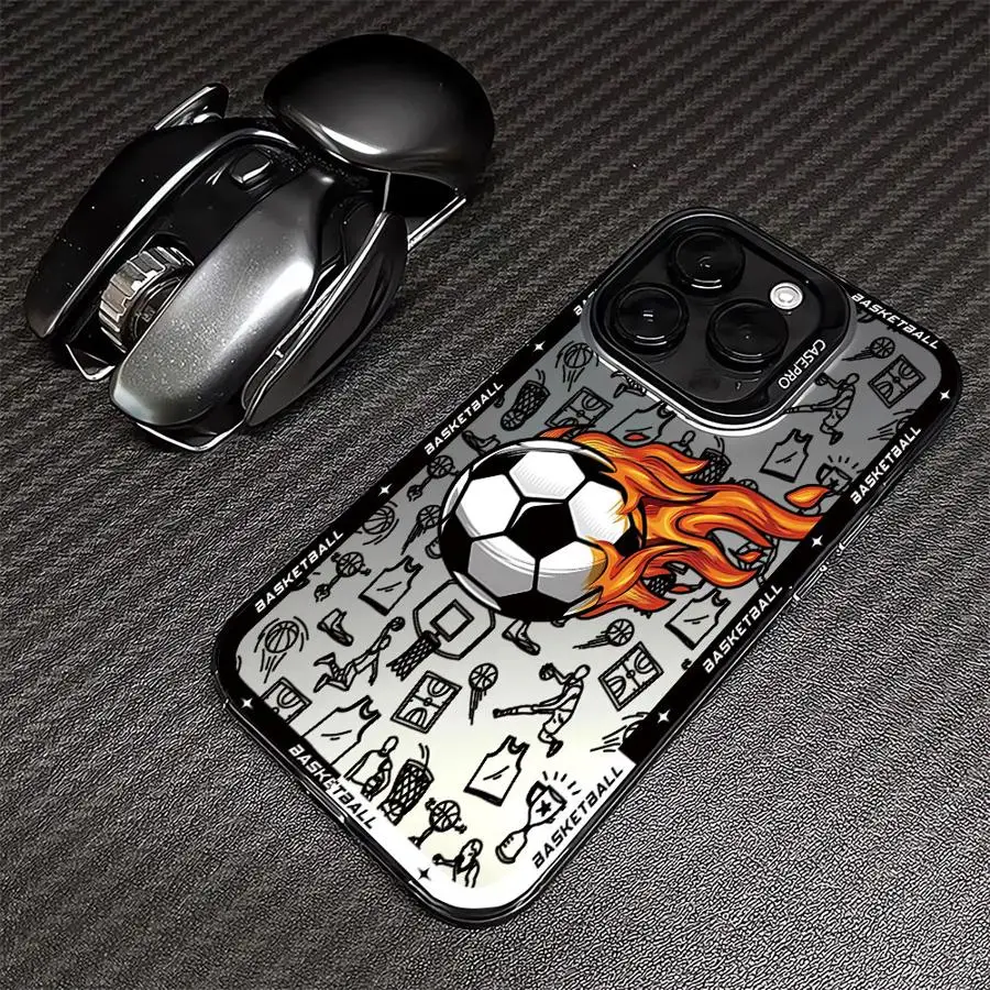 Basketball Art Phone Case for Xiaomi Redmi Note 7 8 9 9S 10 11 12 13 14 Pro Plus 4G 5G Anti Fall Matte Back Cover - view 5