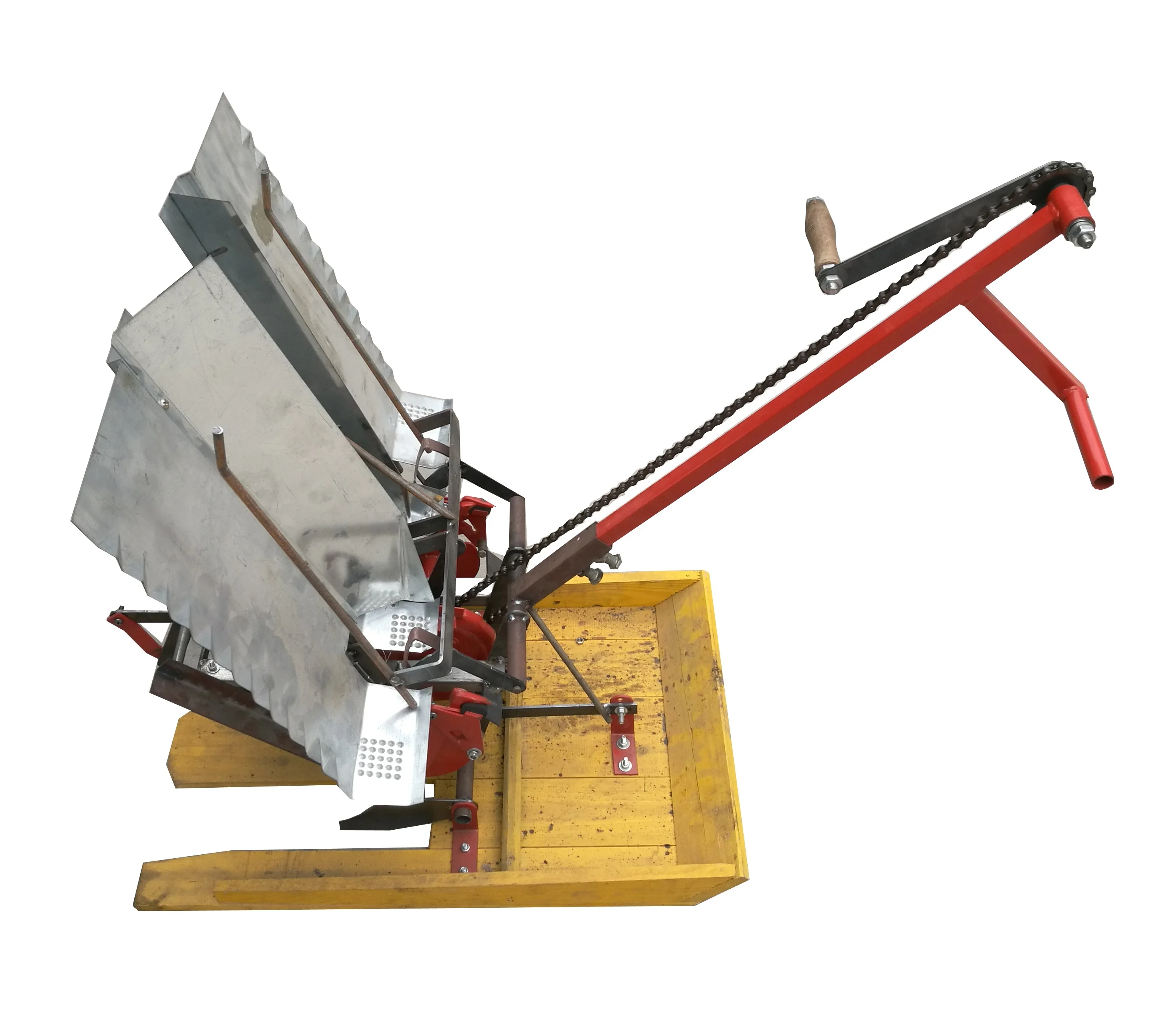 Agriculture Machine for Manual Rice Planter 2 Rows Paddy Transplanter with the Cheap Price