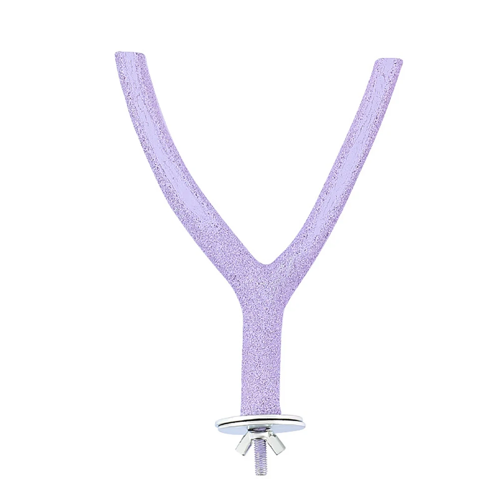 1pc y/t em forma de resina pássaro em pé vara mastigar brinquedo para pequeno animal pássaro papagaio moagem dentes & garra pendurado balanço gaiola