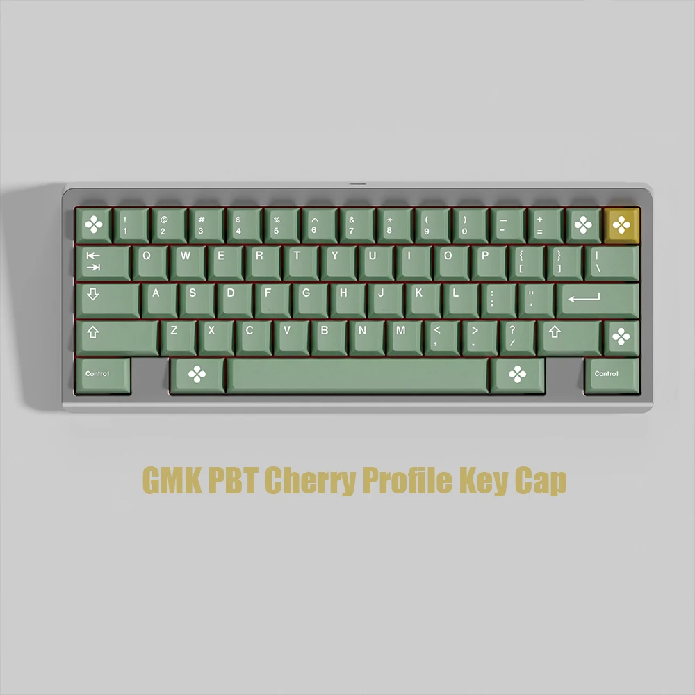 GMK PBT Cherry Profile Key Caps DANDY Dandelion Five Sided Heat Sublimation Customized Complete Set of Keycaps Including 7U