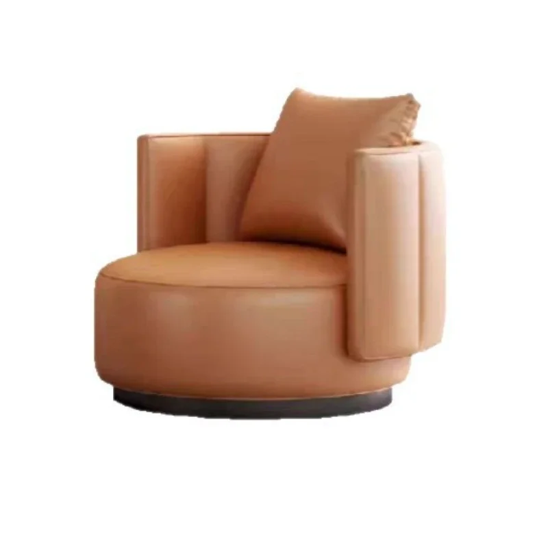 Modern single sofa chair, living room leisure chair, hotel clubhouse reception chair