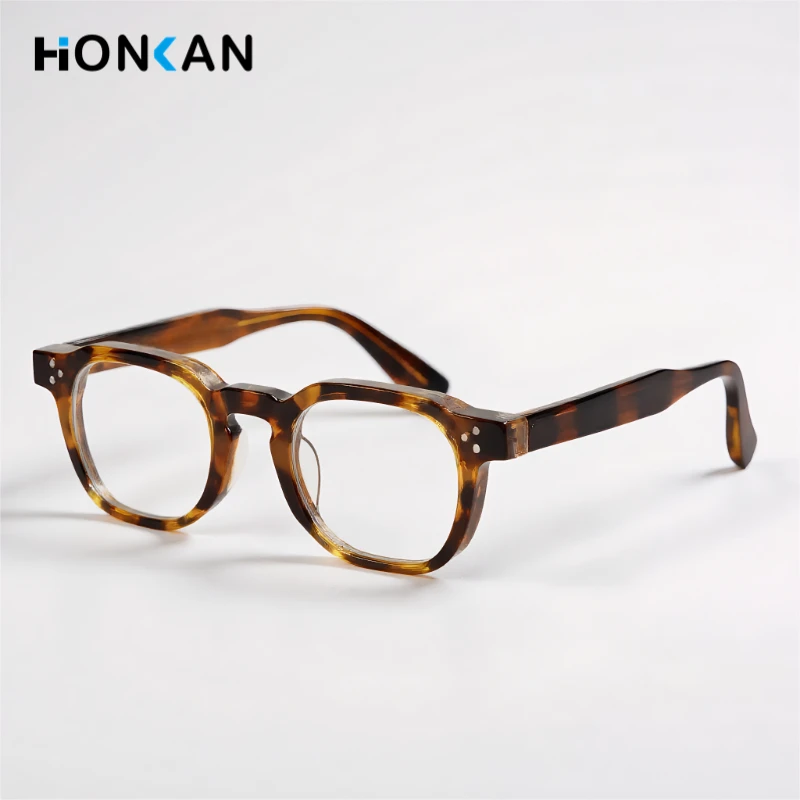 

Japanese Style Anti Blue Light Thick Spectacles Frame Women Men Retro Optical Glasses Frame Handmade Myopia Prescription Glasses