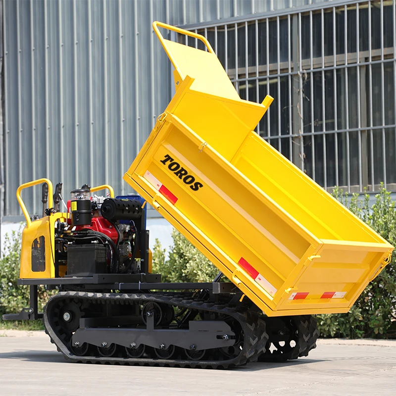 Customized Crawler Platform Transport Vehicle Rubber New Crawler Tank Tracked Chassis Farm Construction