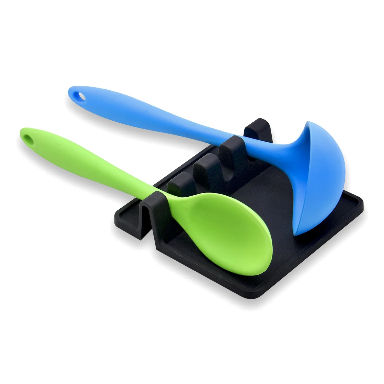 2pcs Kitchen Storage Rack Spoon Holder Bowl Holder Soup Spoon Holder Kitchen Utensil Rack Storage Holder