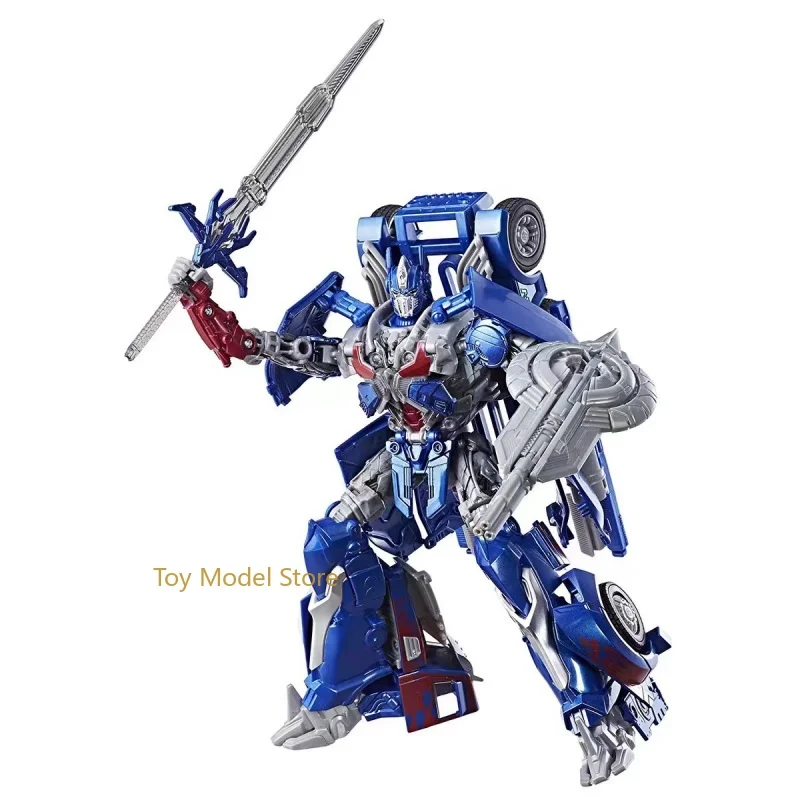 In Stock Transformers Movie 5 American Version of TLK Leader Optimus Prime Collect Figure Anime Robot Anime Action Models Gifts