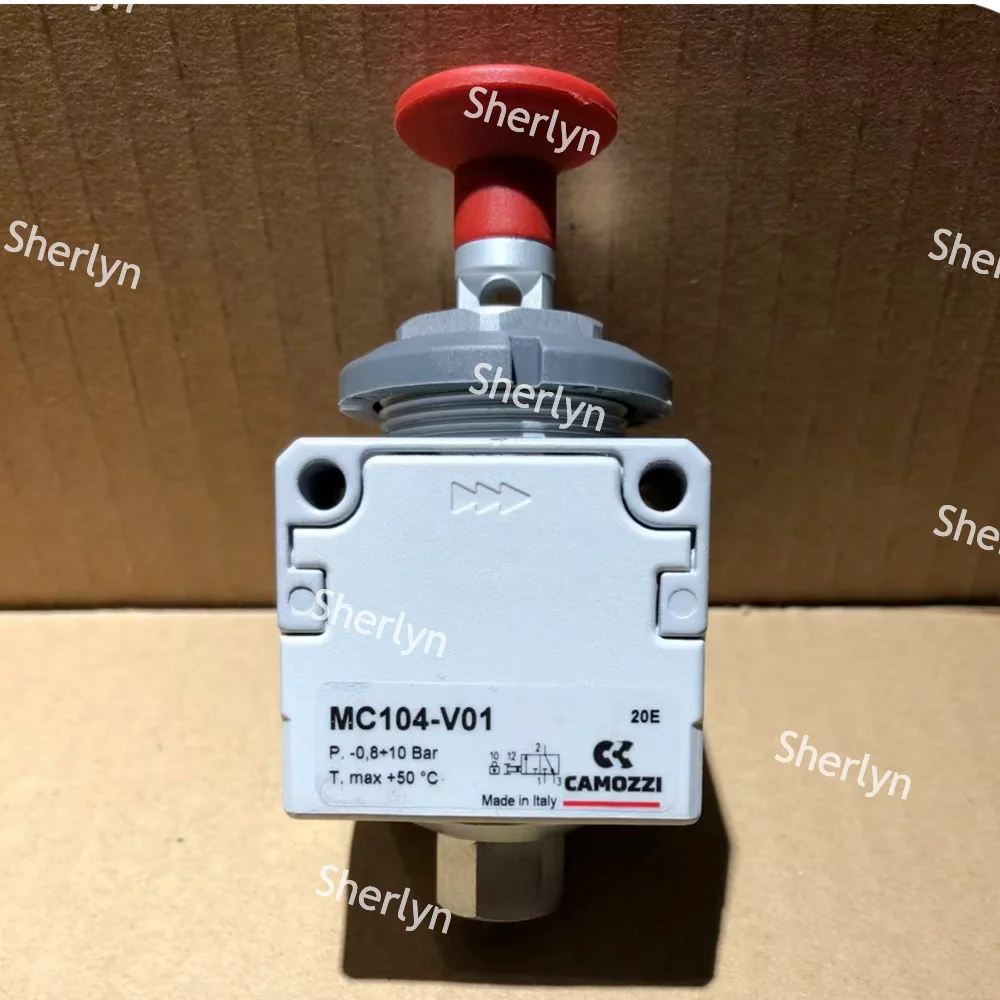 

CAMOZZI MC02-V01 Manual Control Lockable Isolation Three-Way Valve MC104-V01 Isolation Valve