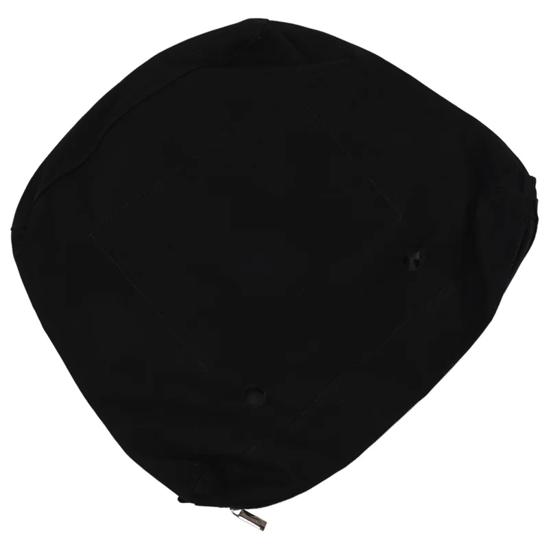

【SEE】2X Waterproof Solid Canvas Insert Inner Lining Insert Zipper Pocket For Obag O Bag Handbag Bag Black