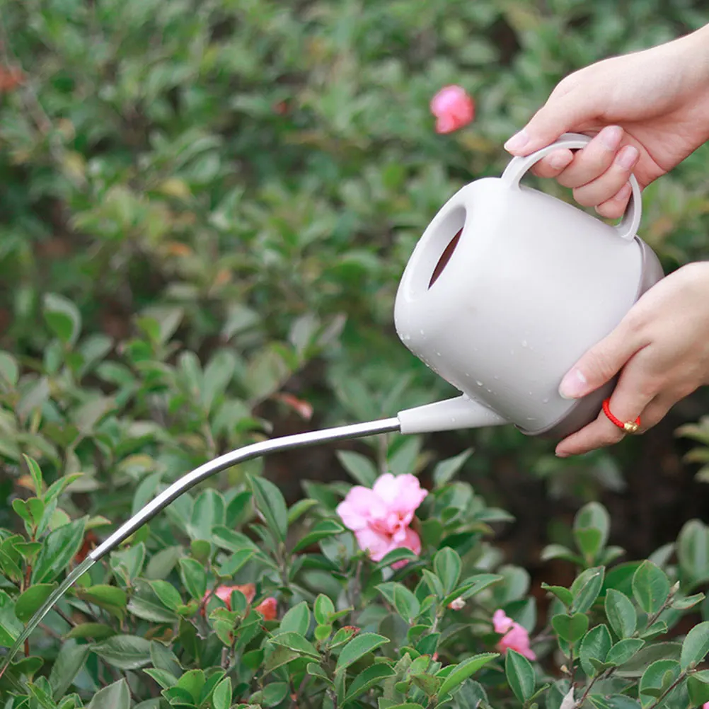 

Long Spout Watering Pot Plastic Durable Garden Watering Can Large Opening Ergonomic Handle Flower Tool Indoor Outdoor Gardening
