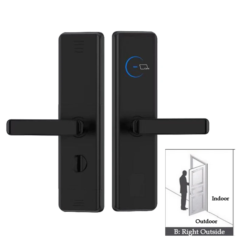 Serrure de porte en acier inoxydable 304, carte RFID intelligente, serrure de porte d'hôtel électrique, serrure numérique à carte magnétique, offre spéciale