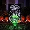 Halloween Garden Flag 12x18 Inch Double Sided, Rustic Burlap Welcome Yard Flags for Outside Porch Patio Autumn Outdoor Lawn  llz