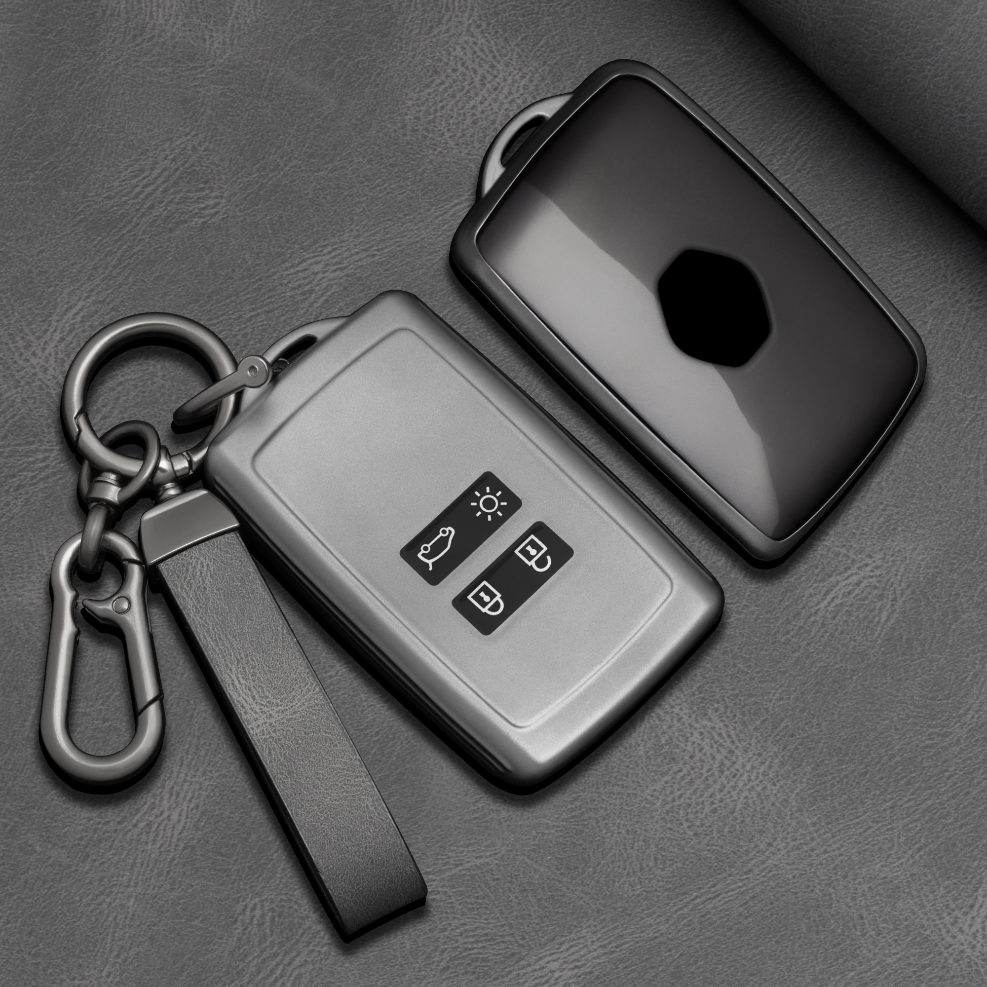 TPU Car Key Case Cover for Dacia Logan 3 for Renault Captur Zoe Espace 5 Clio Megane 4 Arkana Arcan key holder Accessories
