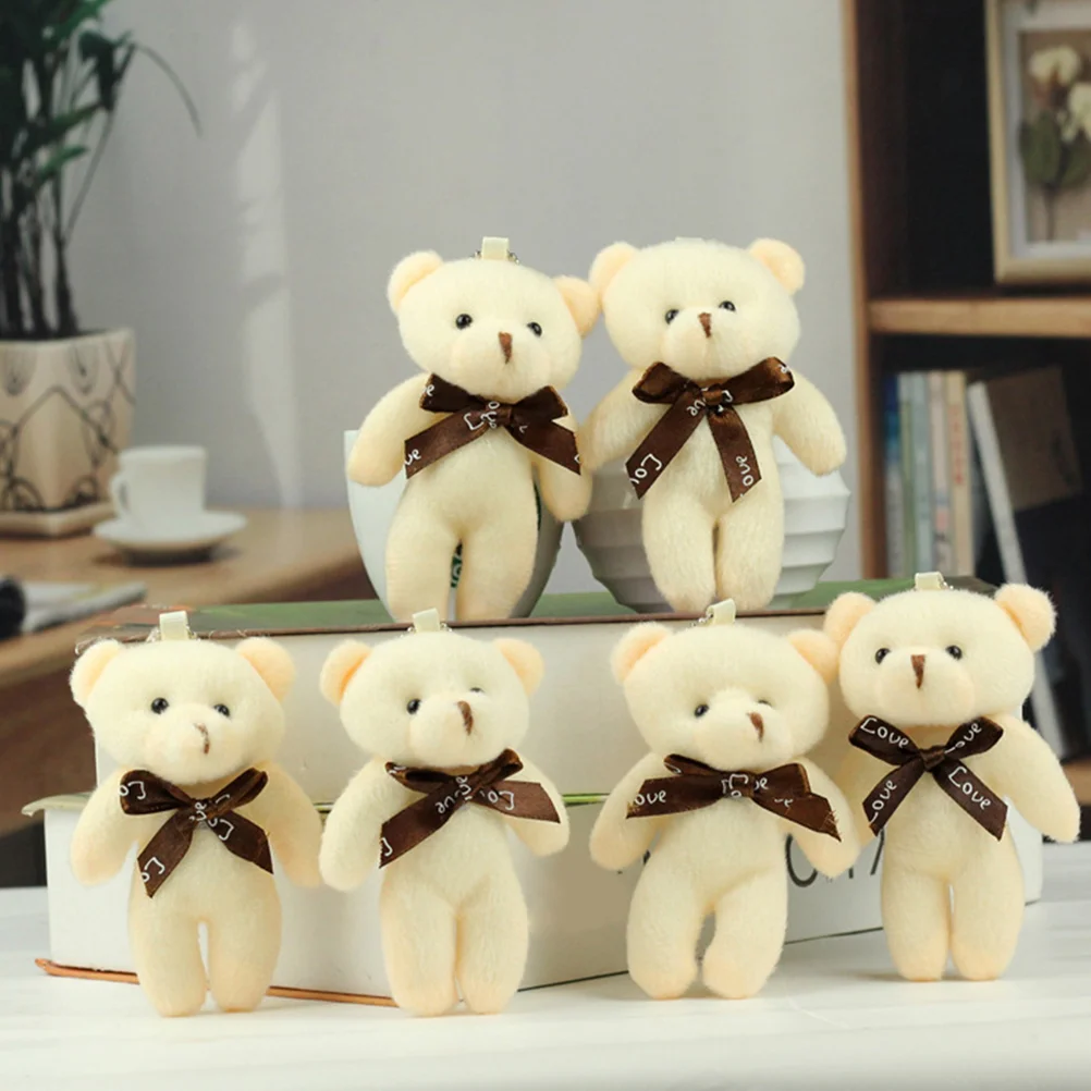 12 pezzi portachiavi orsetto giocattoli per bambini per ragazze piccolo koala in cotone PP mini figurine animali di peluche