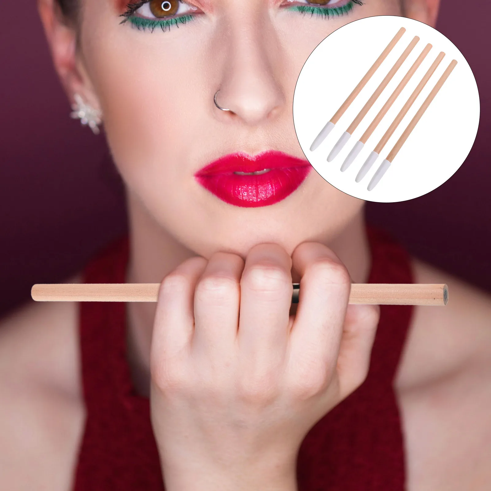 

5Pcs Waterproof Eyebrow Pencil Black Smudge-Proof Sweat-Resistant Gentle on Skin Natural Dimensional Brows Ideal for Active