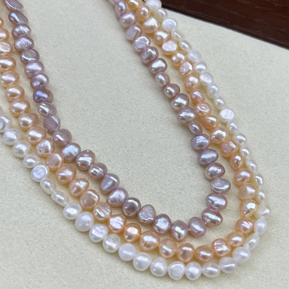 

4-5mm Genuine Natural Freshwater Pearl Semi-finished Irregularly Shaped Beads for Jewelry Making DIY Necklace Bracelet Accessory