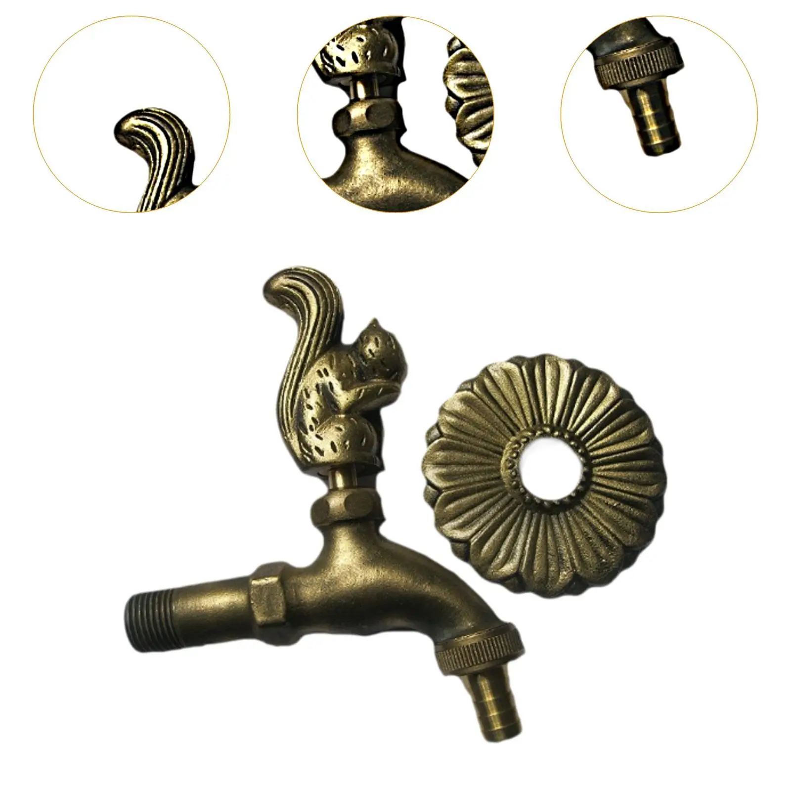 Decorative Outdoor Garden Faucet Kitchen Sink Bathtub Bathroom Water Spigot