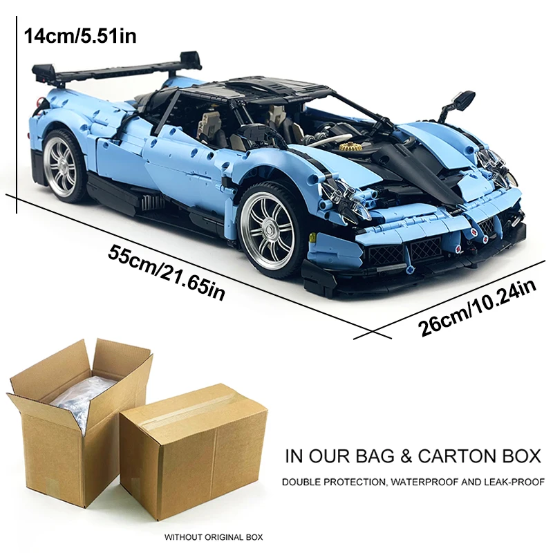4708 stks Nieuwe 142670 MOC Technische 1:8 Sportvoertuig Bouwstenen Model Supercar Bricks Assembleren DIY Speelgoed Jongens Verjaardagscadeau