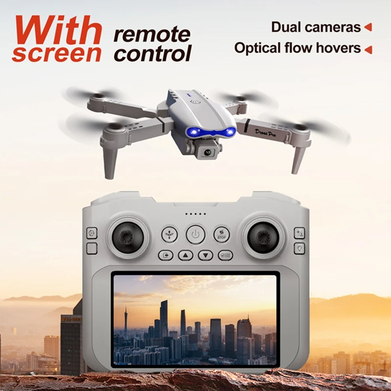 E99 Max Drone 8k HD Aerial Photography Large Screen Optical Flow Positioning Brushless Intelligent Obstacle Avoidance UAV 2026