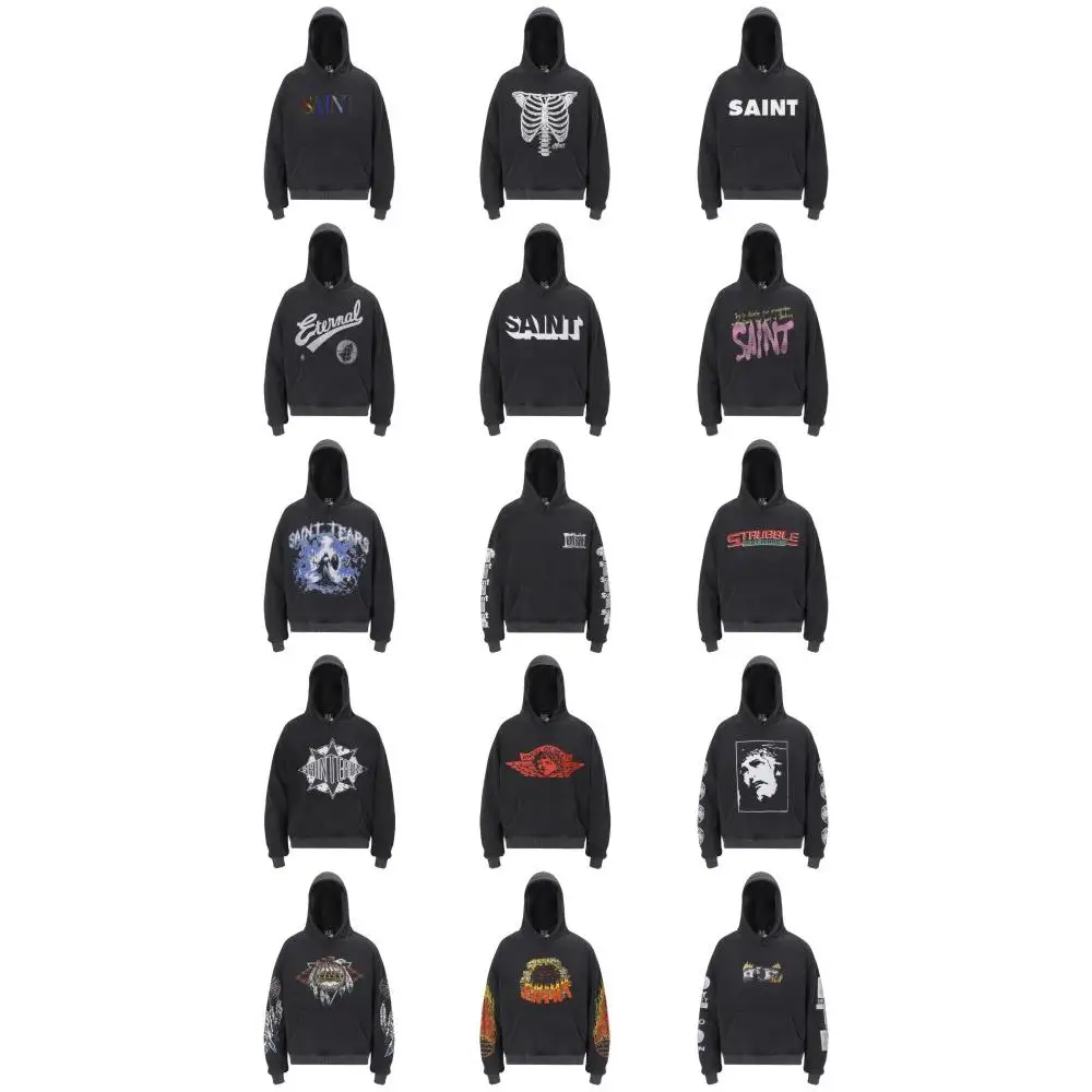 

American Retro Hoodie Sweatirt ex High Street Autumn Winter Hat irt Top Women's Sle Not Easy to Deform Outdoor Walking