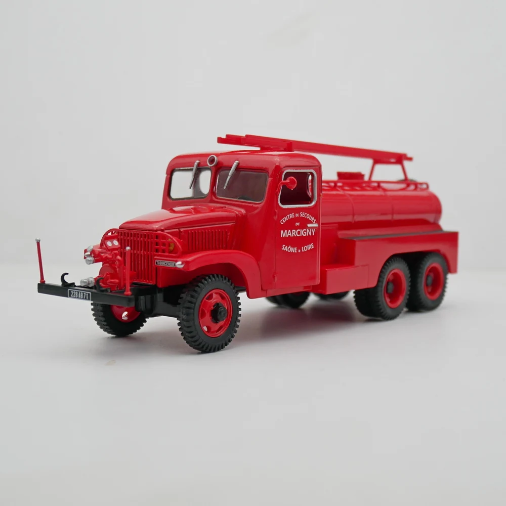 Diecast ixo 1:43 escala gmc cici geral jimsi motor de bombeiros liga modelo de carro de brinquedo de metal liga modelo de carro brinquedo colecionável presente