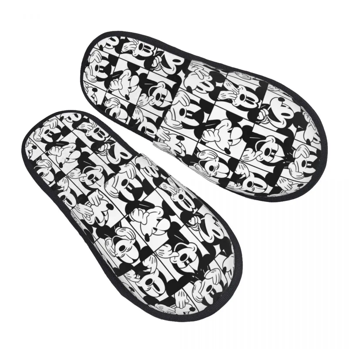 

Домашние тапочки с Микки Маусом на заказ, женские уютные тапочки из пены с эффектом памяти, мультяшные тапочки без шнуровки, спа-тапочки