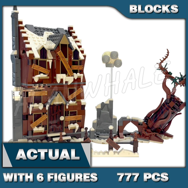 

777pcs Magical World of Wizards Shrieking Shack Whomping Willow Werewolf 6070 Building Blocks Toys Compatible With Model