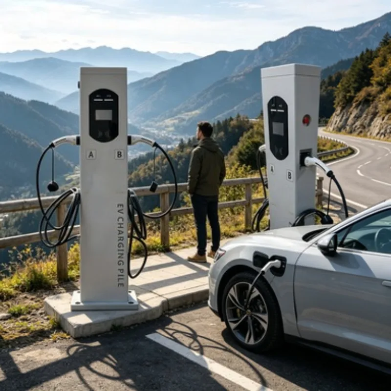 

30kW 40kW 50kW DC Fast Charger Wall Mounted CCS2 Electric Vehicle Charging Station OCPP RFID App for Small Business