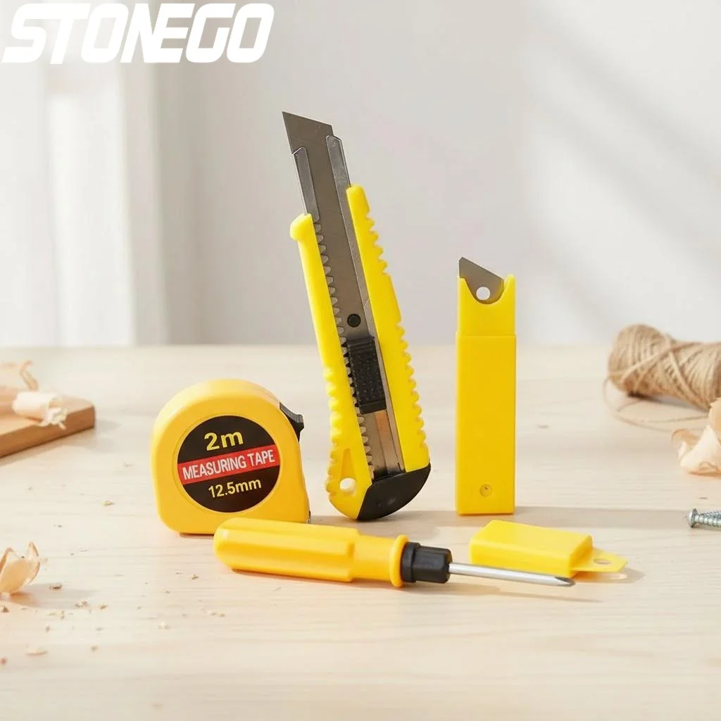 

Utility Knife Set Heavy Duty Box Cutter Wallpaper Cutter Manual Cutting Tool for Packing Unpacking and Trimming