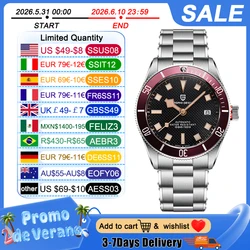 PAGANI DESIGN BB58 Men's Watches Mechanical Watch For Men Luxury Automatic Watch Men NH35 Movt Waterproof Reloj Hombre PD-1671