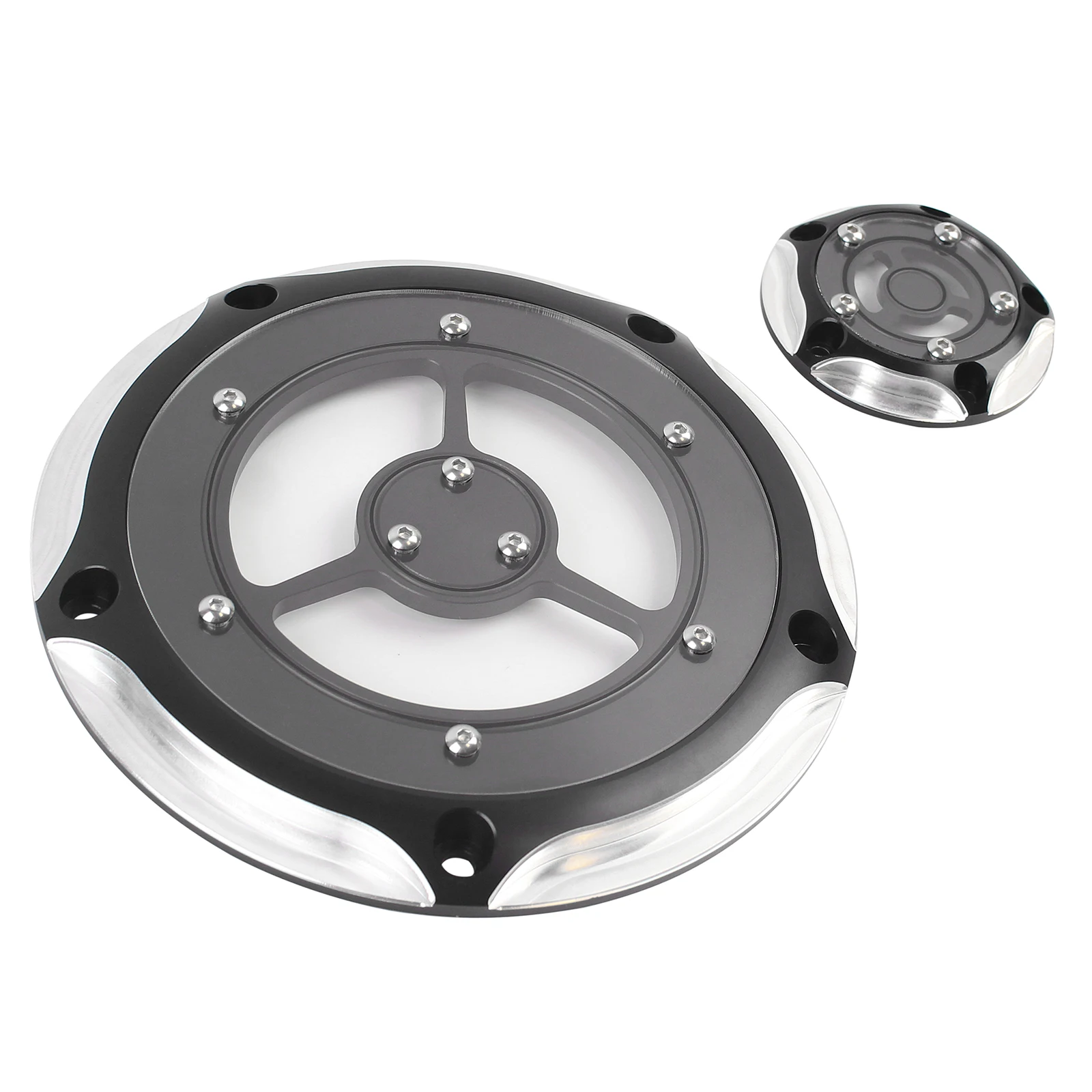 Motorcycle CNC 5 Holes Engine Cover Derby Timing Timer Cover For Harley Touring Road King Electra Glide Street Glide Dyna