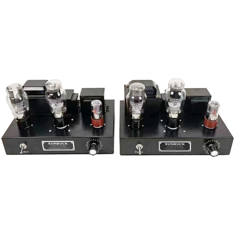 

SUNBUCK 5U4G 6SN7 2A3 Vacuum Tube Amplifier 2.0 Stereo 10W Single Ended Split HIFI 2A3 Electronic Tube Power Amplifier Audio