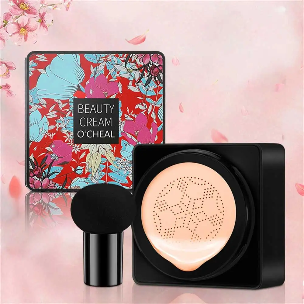 Mushroom Head  Air Cushion BB Cream Plant Nourishing Moisturizing Light Concealer Lasting Waterproof Quick Makeup Foundation