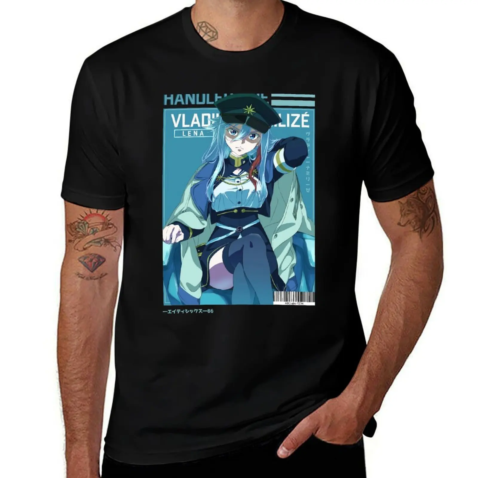 

Six anime shirt man - shirts t personalised oversize Eighty T-Shirt Milize shirt t luxury Vladilena t 86