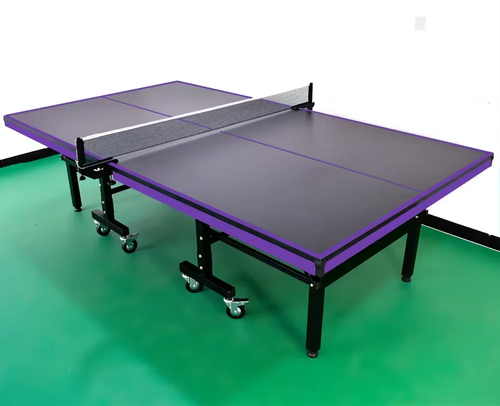 

Indoor Fitness Equipment Folding and Movable Table Tennis Table