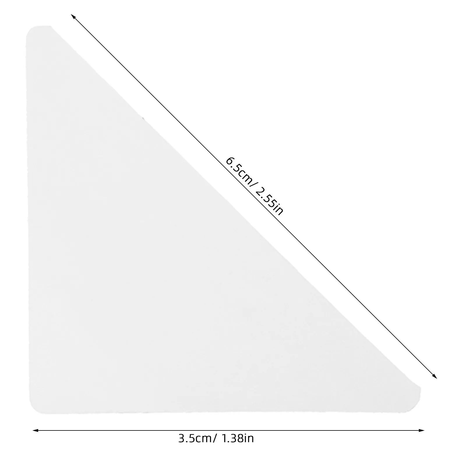 500Pcs Book Corner Stickers Clear Self Adhesive Triangle Corner Protectors for Textbook Page Edge Protection Notebook Journal