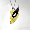 2024 New Movie Deadpool & Wolverine Necklace Marvels Superhero Figure Pendants Love Heart Combination for Best Friends Jewelry