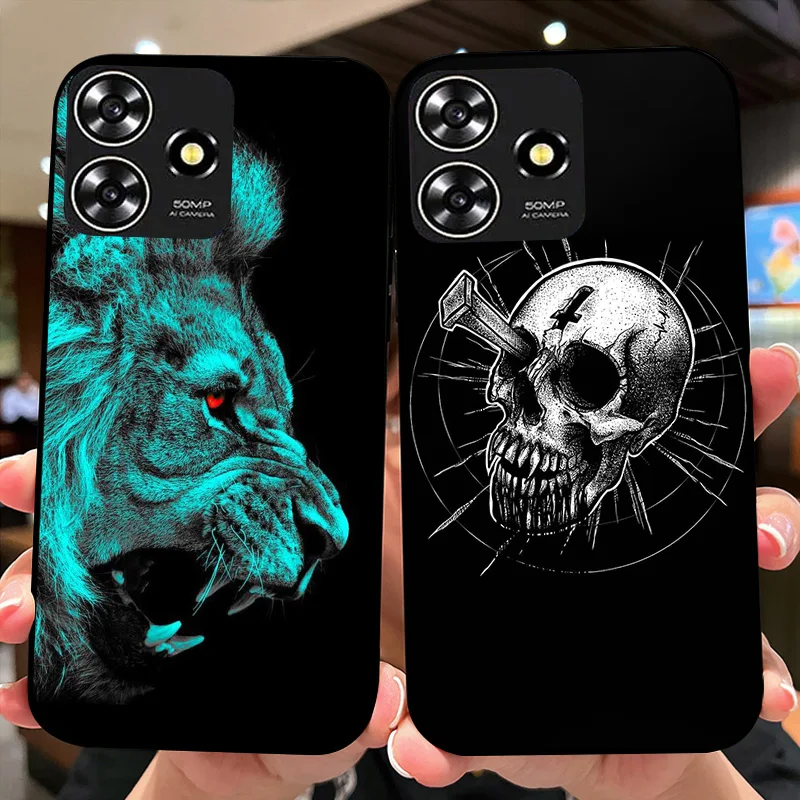 Case For ZTE Blade V50 Smart Phone Case Animal Cover For ZTE V50 Design 4G Coque For ZTE Axon 50 Lite Soft Silicon Bumper Fundas