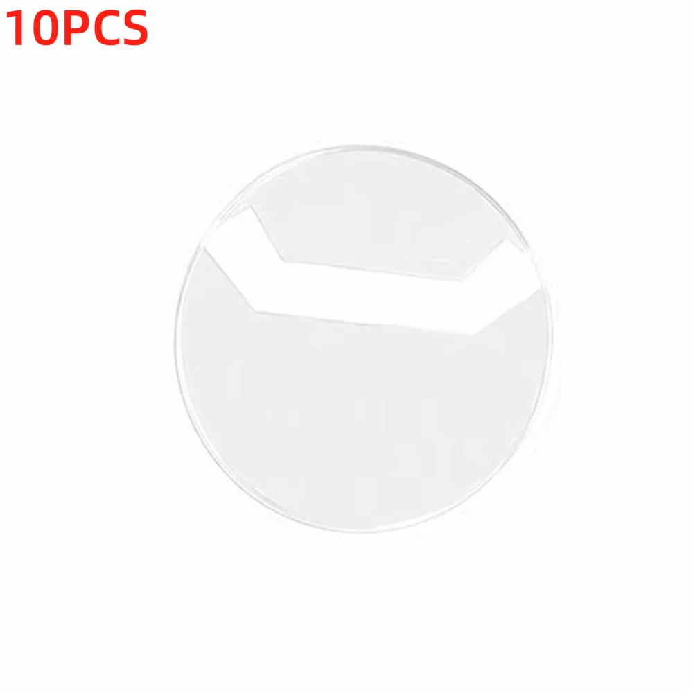 10pcs/Set Round 63/83mm Badge Protective Sleeves Dustproof Transparent Rear Opening Badge Protector Case CPP Anime Badge Holder