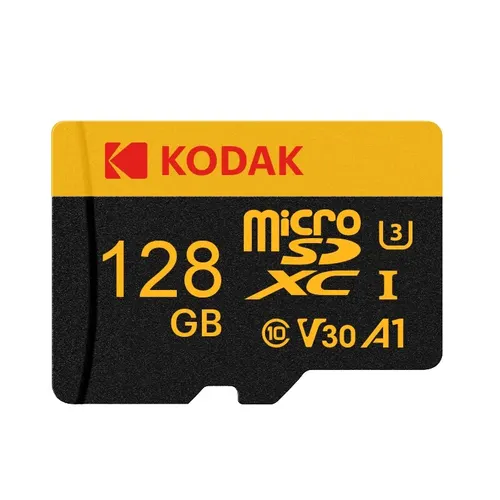KODAK-tarjeta de memoria Micro SD para teléfono móvil, PC, auriculares, altavoz, cámara HD, interruptor de juego, grabadora de conducción, 128GB