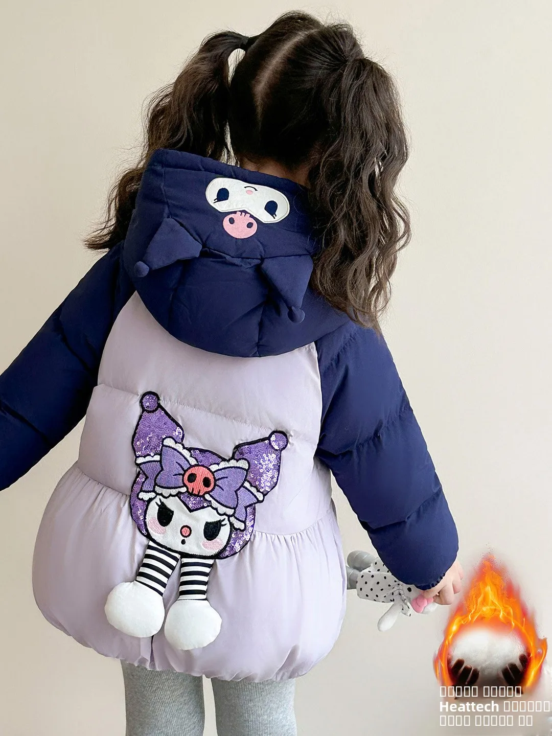 

Утепленная хлопковая куртка для девочек 2025: Модное зимнее пальто с пуховым наполнителем, детская верхняя одежда, зимняя одежда для девочек