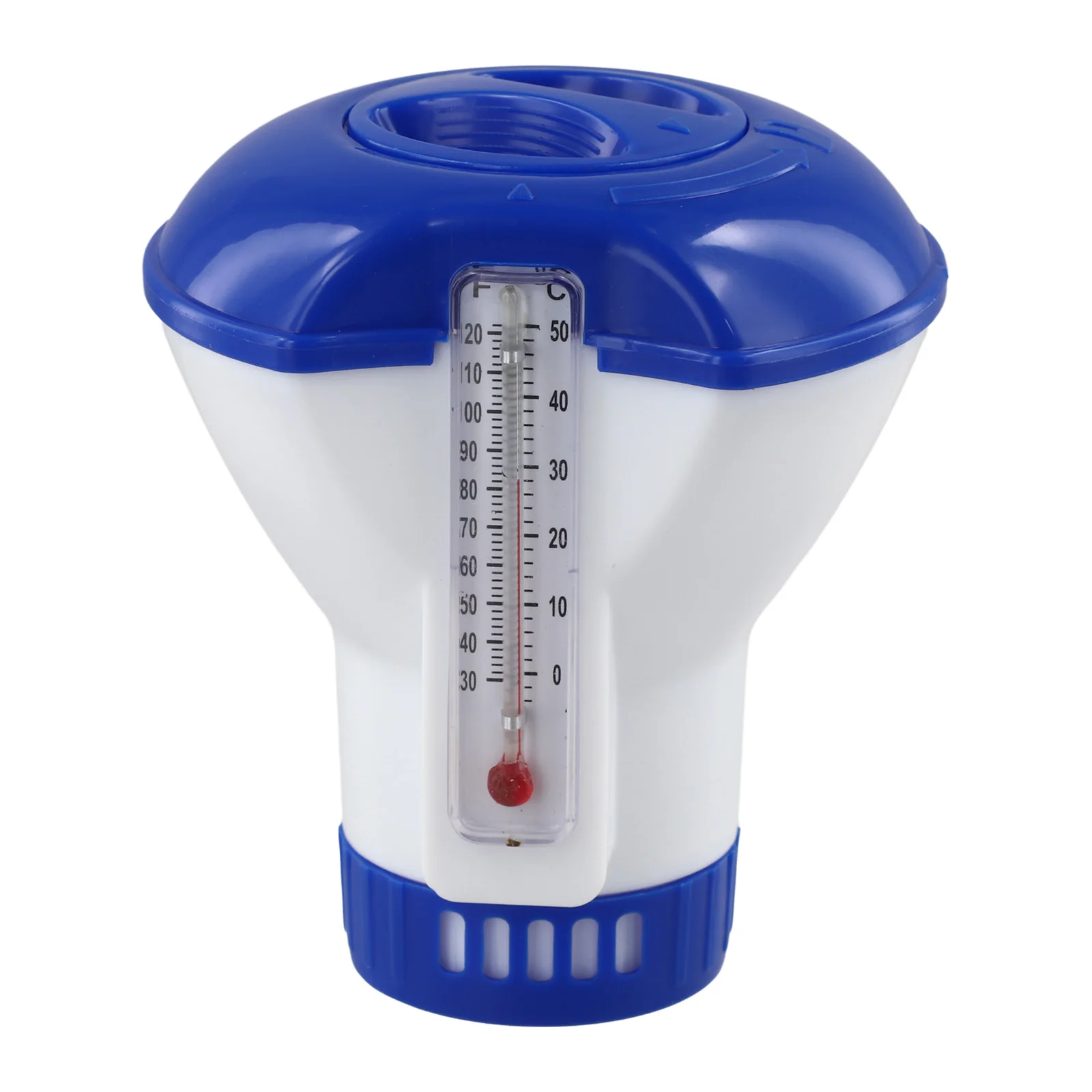 Pool Floating Tablet Dispenser for Spas Massage Baths and Hot Tubs with Accurate Temperature Readings in F and C