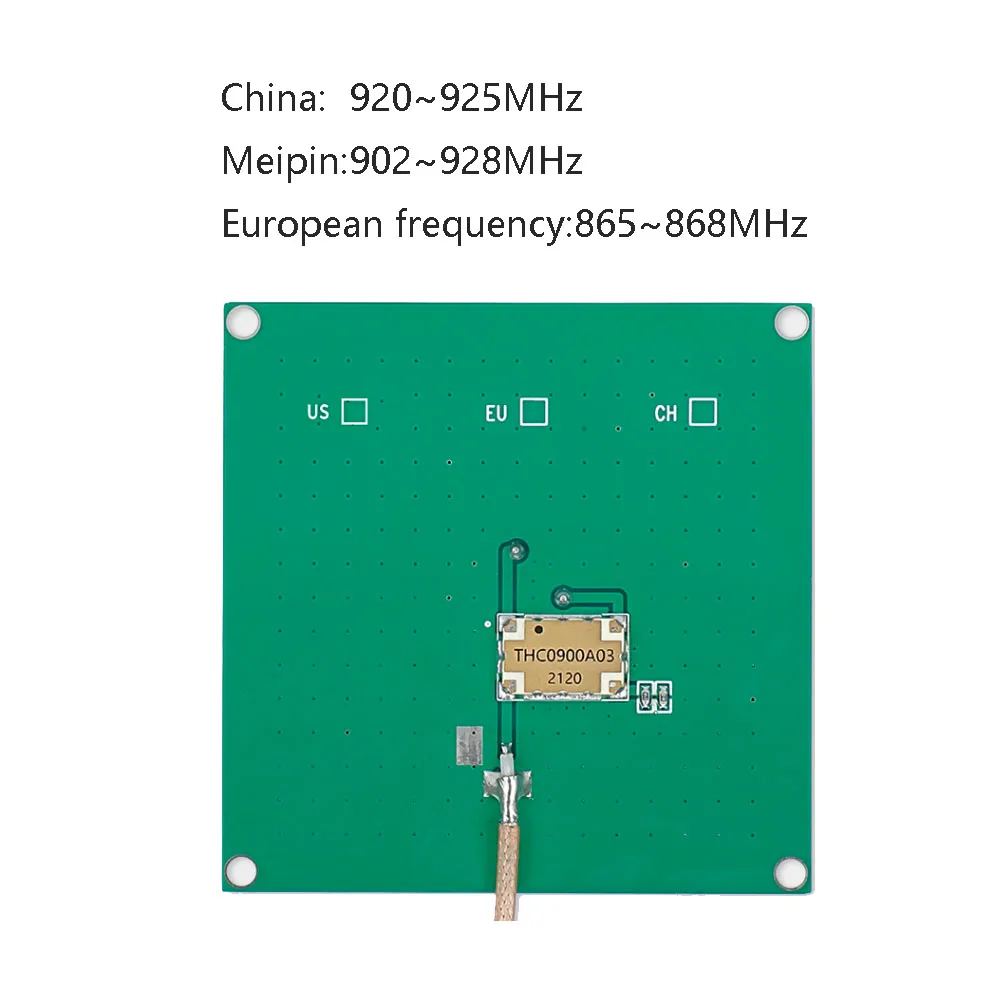 Imagem -02 - Antena Cerâmica Interna 915. 5dbi do Pwb do Leitor da Frequência Ultraelevada Rfid da Antena Circular da Polarização de Taidacent Mhz