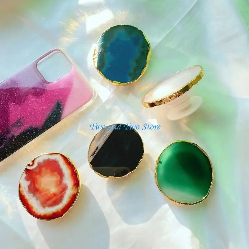 

HX6F Epoxy Resin Mold Silicone Irregular Round Mount Holder Stand Phone Sockets Mold for DIY Jewelry Cellphone Socket Mold