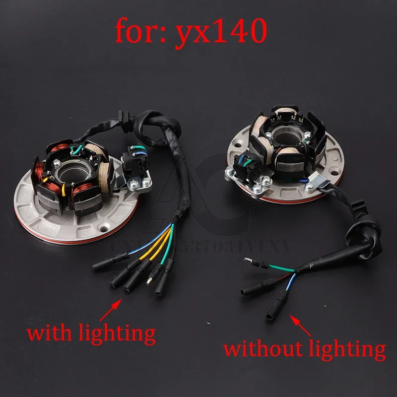 

YX140 Stator 3-Wire 5-Wire for 140cc Pit Bike - Compatible with PitsterPro, Thumpstar, SSR, Apollo, SDG, YCF, IMR, Atomik