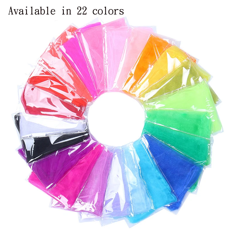 Pure Multicolor Four Seasons Cute Children's Dance Scarf Chiffon Nylon Scarf Versatile Stage Performance Small Square Scarf